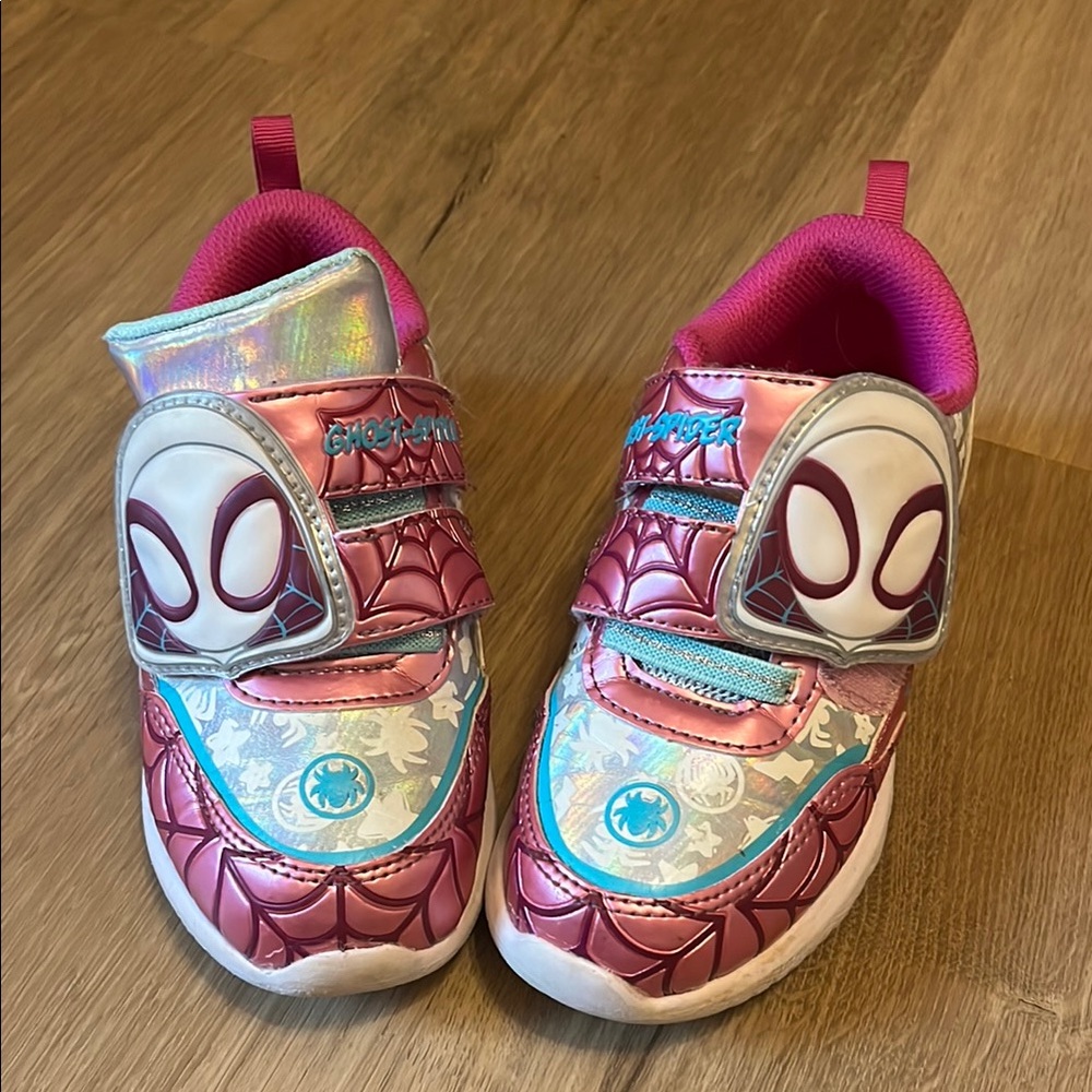 Spider-Man Kids Shoes - Pink and White